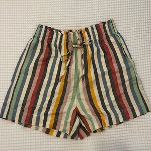 Madewell High Rise Multi Colored Shorts